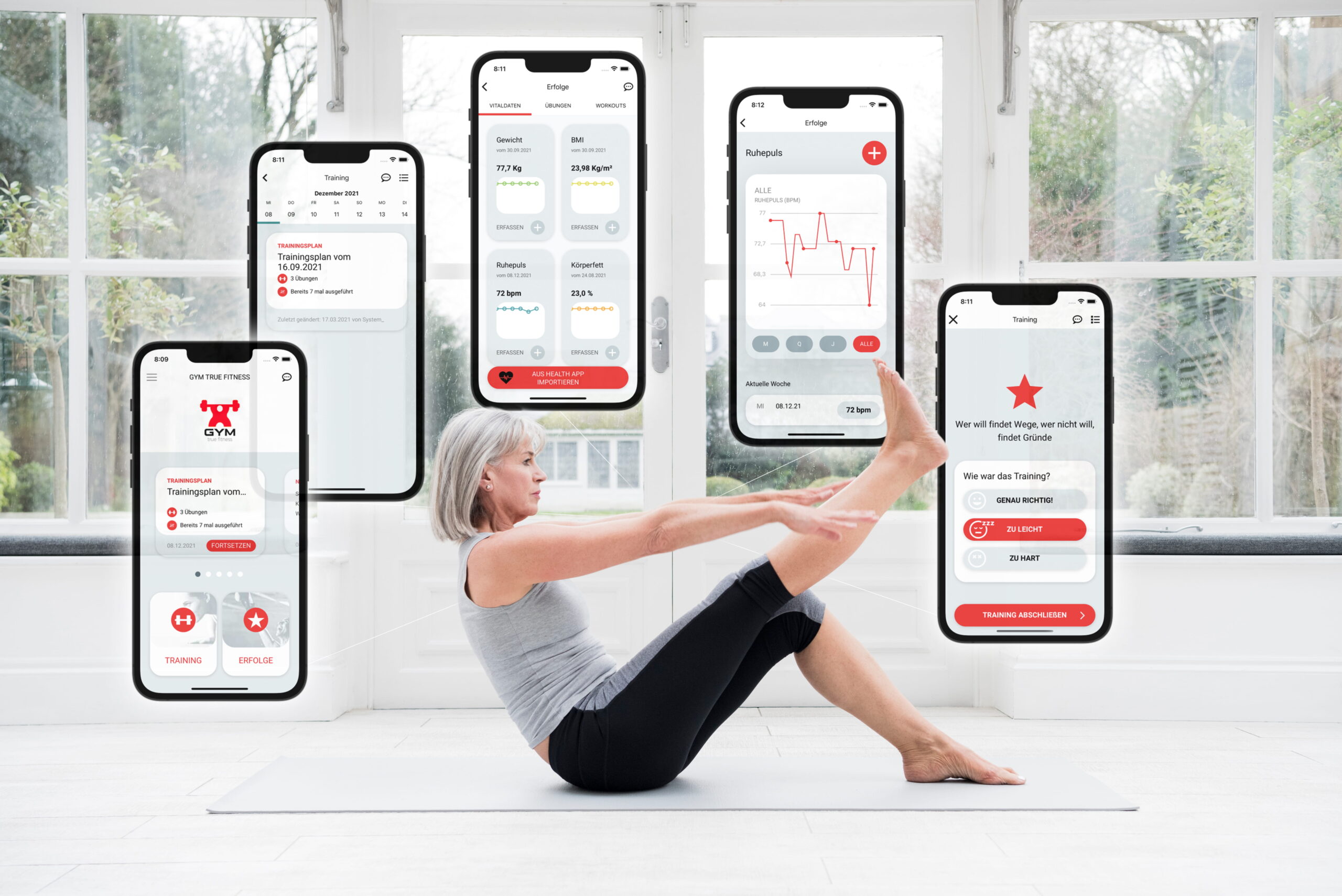 Personal Trainer App Übersicht