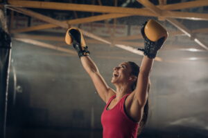 Trainingserfolg beim Boxen