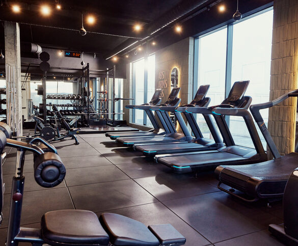 Modernes Fitnessstudio